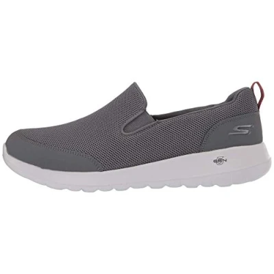 Afbeelding van Skechers Go Walk Max Clinched, herensneakers, grijs.