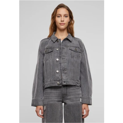 Afbeelding van Urban Classics Spijkerjas, Dames, Maat: XXL, New grey washed