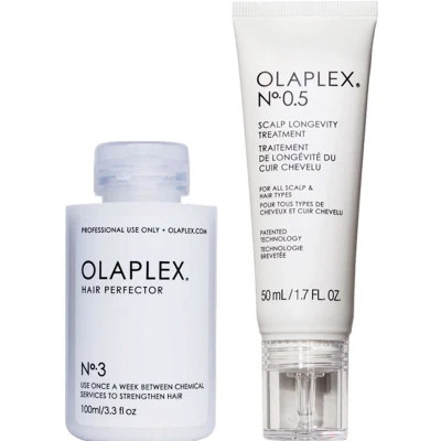 Afbeelding van Olaplex No.3 Hair Perfector 100ml + No.0.5 Scalp Longevity Treatment 50ml bundel/set/pakket