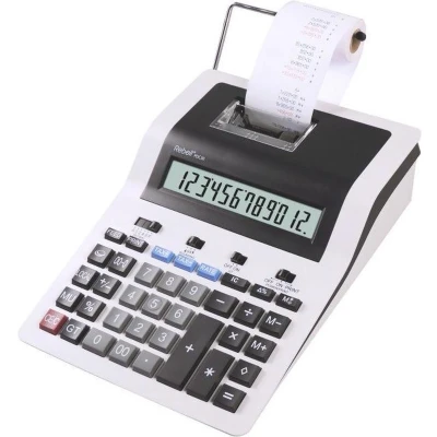 Afbeelding van Rebell Re Pdc30 Wb Printcalculator Wit/Zwart