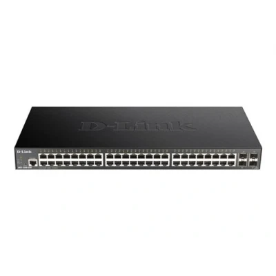 Image de D Link DGS 1250 52X Commutateur L3 Lite intelligent 48 x 10/100/1000 + 4 10 Gigabit SFP+ Montable sur rack
