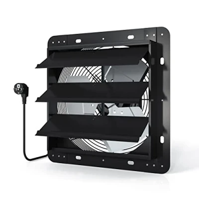 Afbeelding van Aygrochy Industriële wandventilator van 350 mm voor verwarming, koeling, booster, kweekkassen, hydrocultuur, thuisgebruik, ventilatie en afzuigventilator.