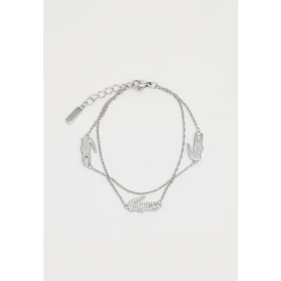Afbeelding van Lacoste Crocodile Armband silvercoloured, Dames, Maat: One Size, Silver coloured