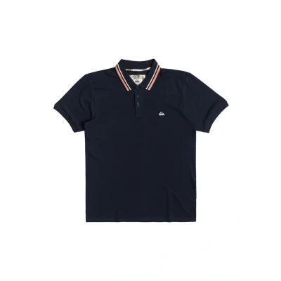 Afbeelding van Quiksilver LOIA Poloshirt, Heren, Maat: Large, Dark blue denim