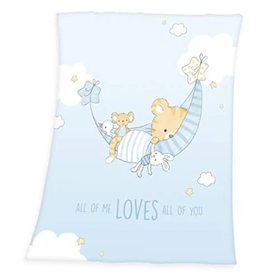 Afbeelding van Herding Baby Best deken, polyester, crème/meerkleurig, 75 x 100 cm