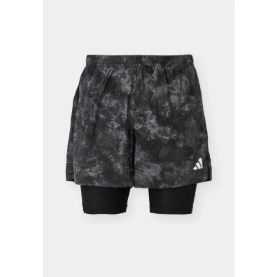 Afbeelding van adidas Performance 2in1 short, Heren, Maat: Small, Grey four/black