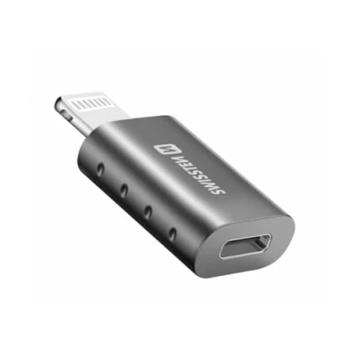 Afbeelding van Swissten lightning naar usb c female adapter