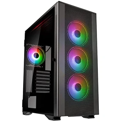 Afbeelding van Kolink STRONGHOLD PRISM Midi tower Gaming behuizing, Behuizing Zwart