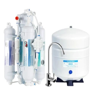 Afbeelding van Geekpure RO 4 traps omgekeerde osmose drinkwaterfiltersysteem NSF 100 GPD gecertificeerd membraan