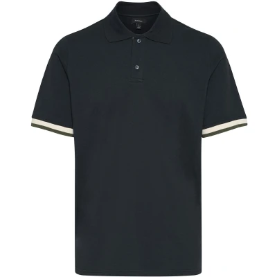 Afbeelding van MATINIQUE Mascout Polo Stripe Polo&#039;s &amp; T shirts Heren shirt Donkerblauw Maat S