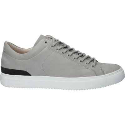 Afbeelding van Blackstone Sneakers laag, Heren, Maat: 40, Gray Nubukleer