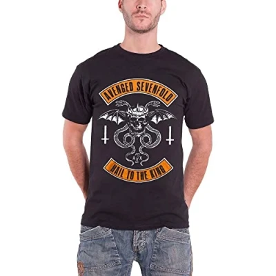Afbeelding van Avenged Sevenfold Hail To The King Heren T shirt L Zwart