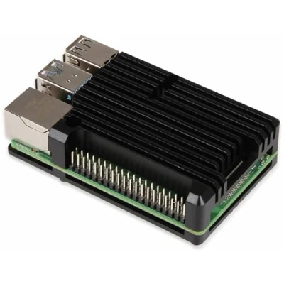 Afbeelding van Joy it ARMOR Case BLOCK SBC behuizing Geschikt voor serie: Raspberry Pi Incl. passieve koeler Zwart