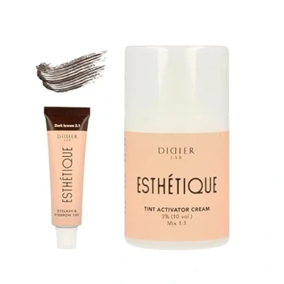 Afbeelding van Didier Lab Wenkbrauw en wimperverf + activator 2er Set