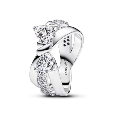 Afbeelding van Pandora Damesring 925 sterling zilver 193553C01, Zirkonia