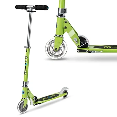 Afbeelding van Micro sprite LED step / scooter in de kleur chartreuse voor kinderen vanaf 5+ max 100 kg