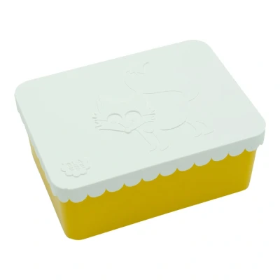 Afbeelding van Blafre lunchbox vos geel