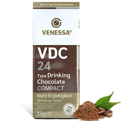 Afbeelding van Venessa VDC 24 Automatische Chocolade 1kg Instant Poeder voor Koffiemachines 24% Cacao Vending Aroma Beschermende Zak