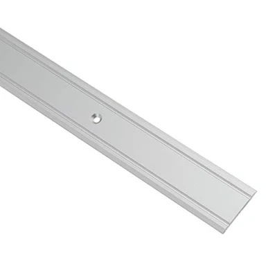 Afbeelding van Gedotec aluminium overgangsprofiel, geperforeerd, vloerprofiel om te schroeven, super plat, breedte 30 mm, zilver, geanodiseerd, 200 cm, 1 stuk, compensatieprofiel