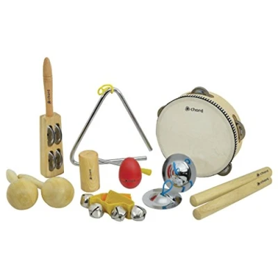Afbeelding van Chord CPS09 9 handpercussie instrumenten in zak met ritssluiting