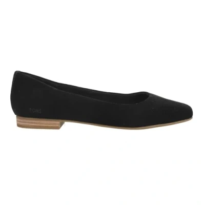 Afbeelding van TOMS Briella platte ballerina&#039;s voor dames, Zwart suède