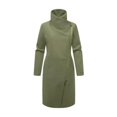 Afbeelding van Navahoo Samtrose 14 Mantel, Dames, Maat: Large, Olive leaf