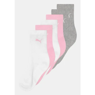 Afbeelding van Puma Junior CREW 6 PACK Unisex Sokken voor kinderen, Maat: 31 34, Rose water