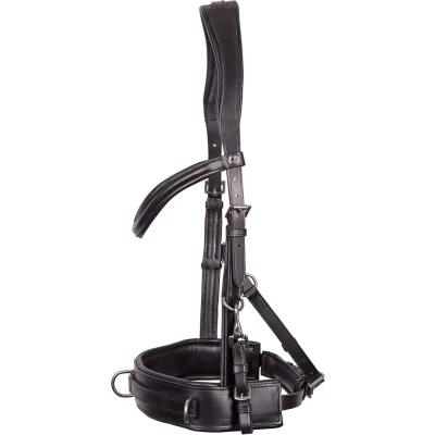 Afbeelding van Harry&#039;s Horse Kaptoom Hoofdstel Comfort Leder Zwart Cob