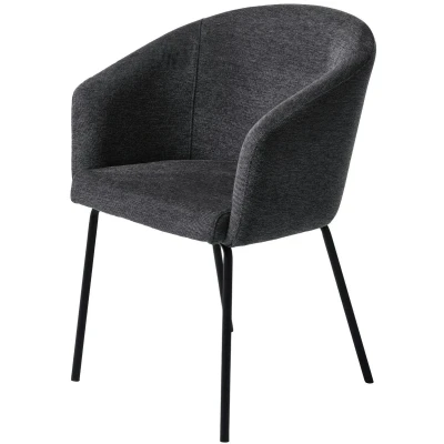 Afbeelding van Hygge Interiors Easton Eetkamerstoel Donkergrijs