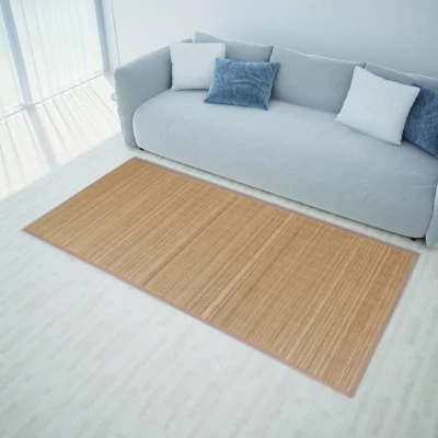 Afbeelding van Rechthoekige bamboe mat 80 x 200 cm (Bruin)