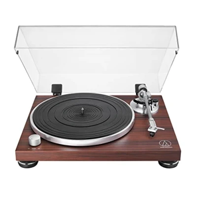 Image de Platine vinyle Audio Technica AT LPW50BT Bois de rose