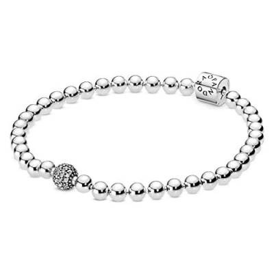 Afbeelding van Pandora dames tennisarmbanden Zilver, 17 cm, Zirkonia