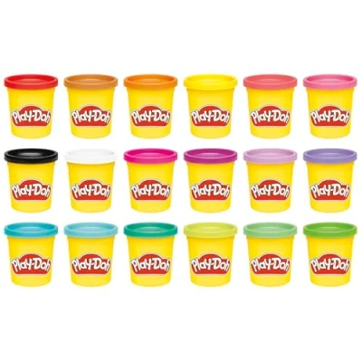 Image de Pâte à modeler Play Doh Pack de 18 pots imagination