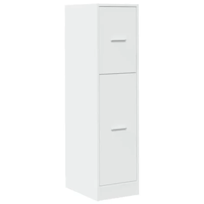 Afbeelding van vidaXL Apothekerskast 30x41x118 cm bewerkt hout wit