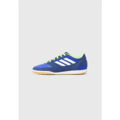 Afbeelding van adidas Performance SALA Competition Unisex Zaalvoetbalschoenen voor kinderen, Maat: 38 2/3, Lucid blue/white/lucid lemon Imitatieleer/ textiel