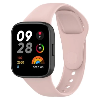 Afbeelding van Siliconen bandje Lichtroze Xiaomi Redmi Watch 3