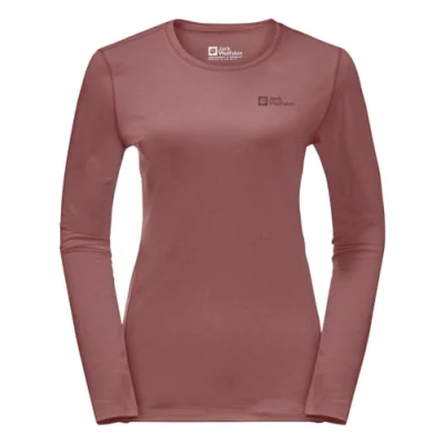 Afbeelding van Jack Wolfskin SKY Thermal Longsleeve, Dames, Maat: Small, Mineral red
