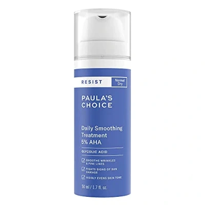 Afbeelding van Paula&#039;s Choice RESIST Anti Aging 5% AHA peeling met glycolzuur minimaliseert rimpels, rimpels en bruine vlekken normale tot droge huid 50 ml