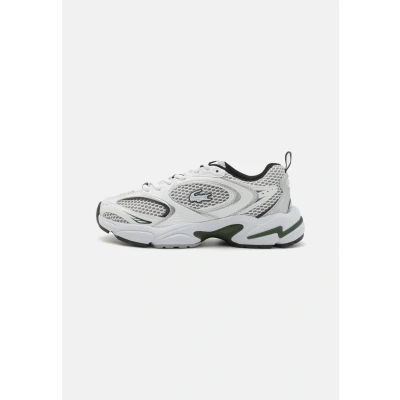 Afbeelding van Lacoste Storm 96 2K 125 Sneakers laag, Dames, Maat: 39, White/dark green Imitatieleer/ textiel