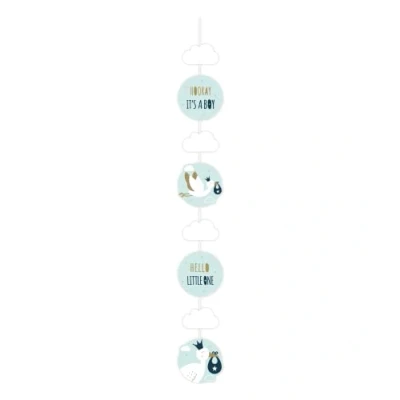 Afbeelding van Hanging decoration Newborn baby boy