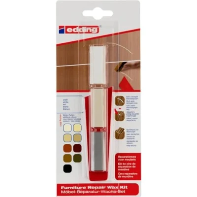 Afbeelding van edding 8901 reparatieset voor meubels blister van 3 wit