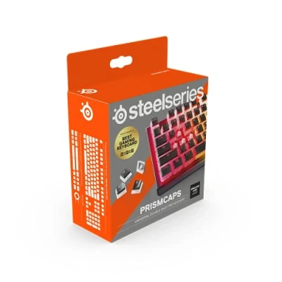 Afbeelding van SteelSeries PrismCaps Tweevoudig gegoten Pudding Style keycaps Duurzaam thermoplastisch PBT Compatibel met de meeste mechanische toetsenborden MX verbindingen Zwart (Amerikaanse indeling)