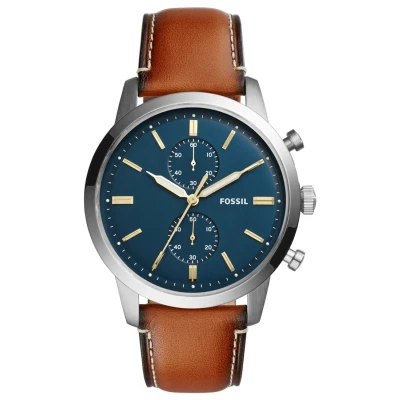 Afbeelding van Fossil Chronograaf, Heren, Maat: One Size, Hellbraun