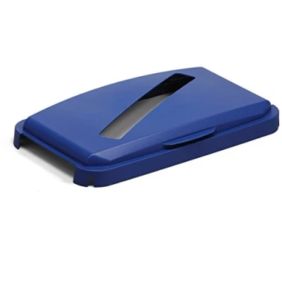 Afbeelding van Durable Durabin 1800502040 klapdeksel 60 voor papier, blauw