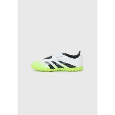 Afbeelding van adidas Performance Predator CLUB Unisex Voetbalschoenen voor kunstgras kinderen, Maat: 35, White/core black/lucid lemon Schoenen