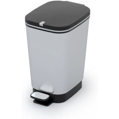 Afbeelding van Kis Chic Bin Pedaalemmer 10L zilver