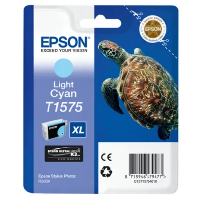 Afbeelding van Epson T1575 (C13T157540) Inktcartridge Licht cyaan