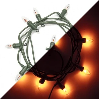 Afbeelding van Kerstboomverlichting Kaars 5.5 meter Lumineo (10 LEDs, Binnen/Buiten)