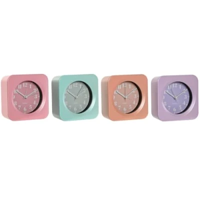 Afbeelding van Bordsklocka Home ESPRIT Groen Roze Koraal Lila 11 x 4,7 cm