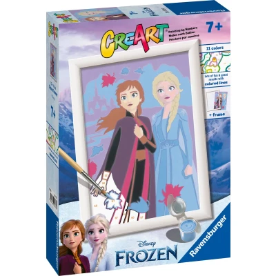Afbeelding van Ravensburger CreArt Disney Frozen Sisters forever Schilderen op nummer voor kinderen